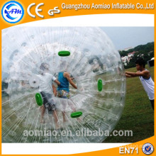 La venta caliente PVC / TPU tamaño pequeño embroma la bola del zorb, bola humana hincha inflable